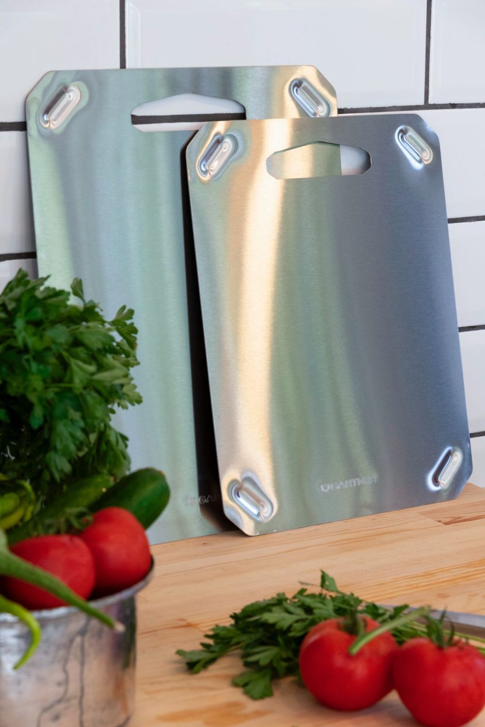 Gartner Paslanmaz Çelik Kesme Tahtası